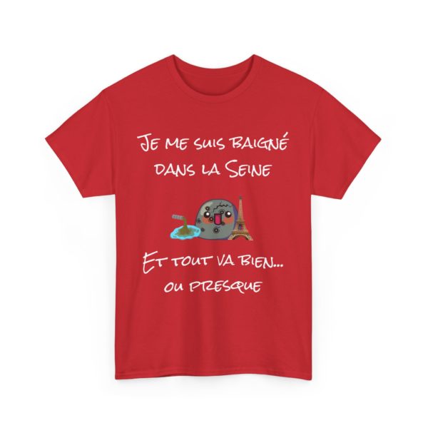 🚰 T-SHIRT "Je me suis baigné dans la Seine... et tout va bien ! (Enfin, presque…)" – Image 13