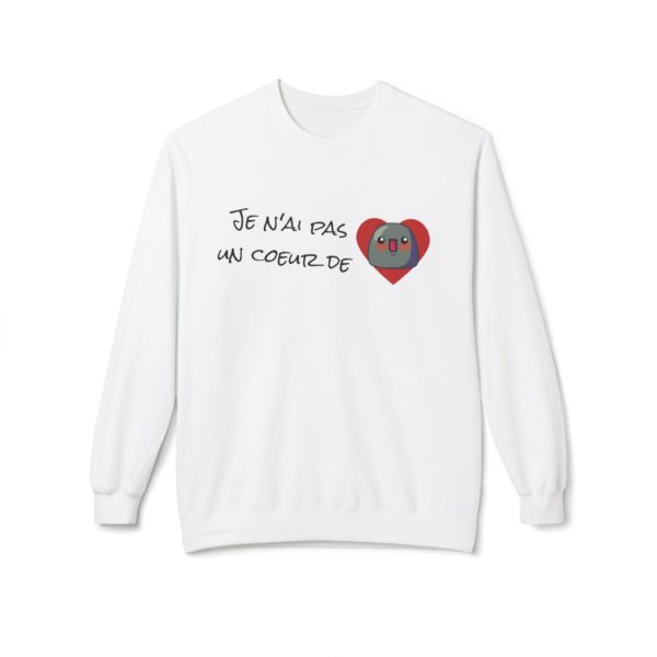 🧥 Sweatshirt "Je n’ai pas un cœur de Kyou" – Un grand cœur sous un sweat ultra-doux ! – Image 9