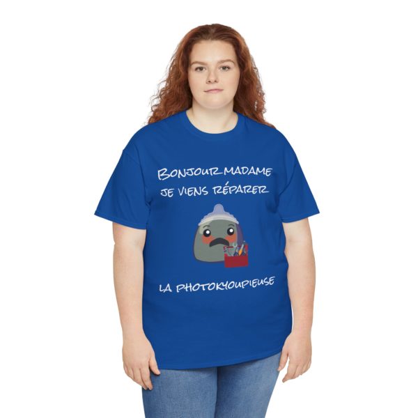 T-shirt "Bonjour madame, je viens réparer la photokyoupieuse" – Un classique du cinéma... d’entreprise ! – Image 32
