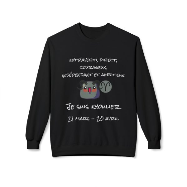 ♈ Sweatshirt Bélier – Astrologie & Confort – Image 2