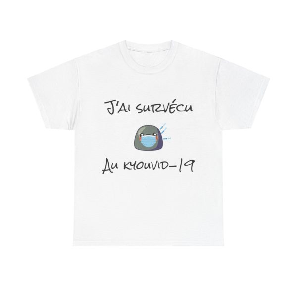 😷 T-shirt "J’ai survécu au Kyouvid-19" – L’humour en post-pandémie ! – Image 33