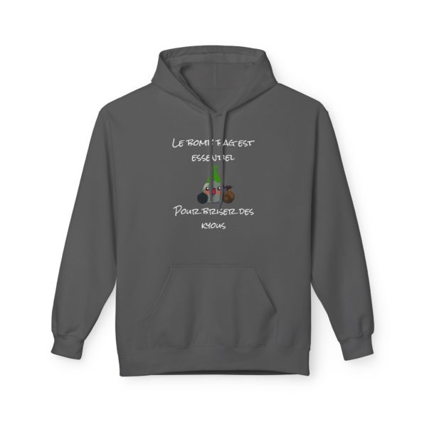 🎮 HOODIE "Le Bomb Bag est essentiel pour briser des Kyous" – Pour les aventuriers qui veulent rester au chaud ! – Image 2