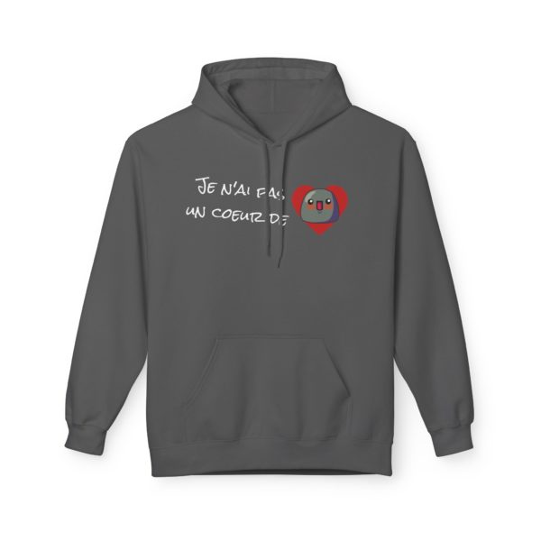 🧥 Hoodie "Je n’ai pas un cœur de Kyou" – Doux comme ton grand cœur ! – Image 2