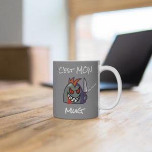 Mug "C'est MON mug !" avec Killer Kyou menaçant et son couteau