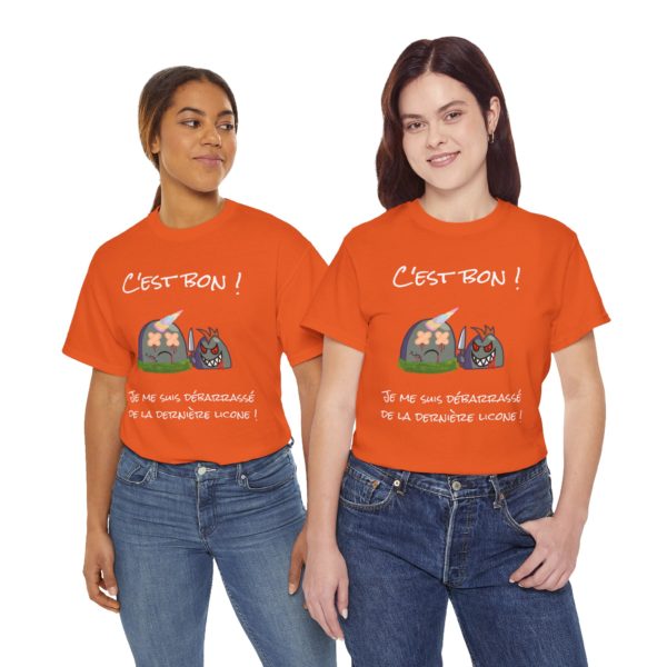 T-shirt "Fin des Licornes" – C'est bon, je me suis débarrassé de la dernière licorne ! – Image 12