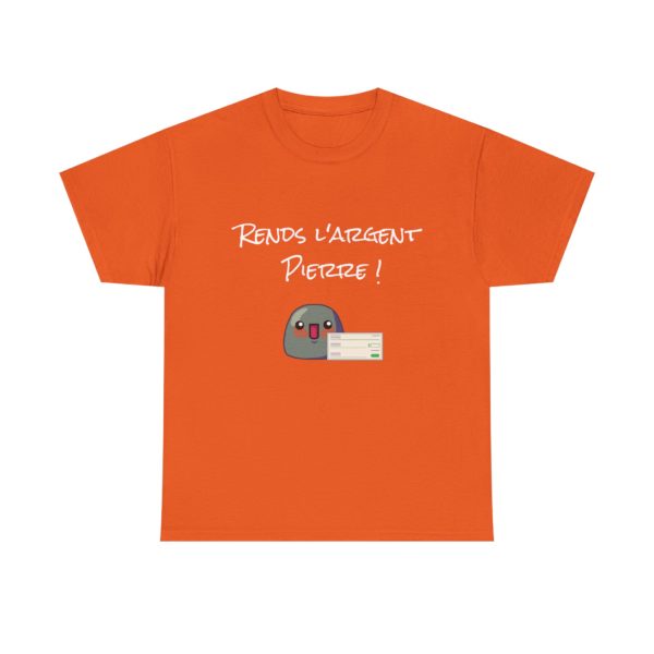T-shirt imprimé avec visuel de Sylvain Lyve et Pierre Chabrier face à face